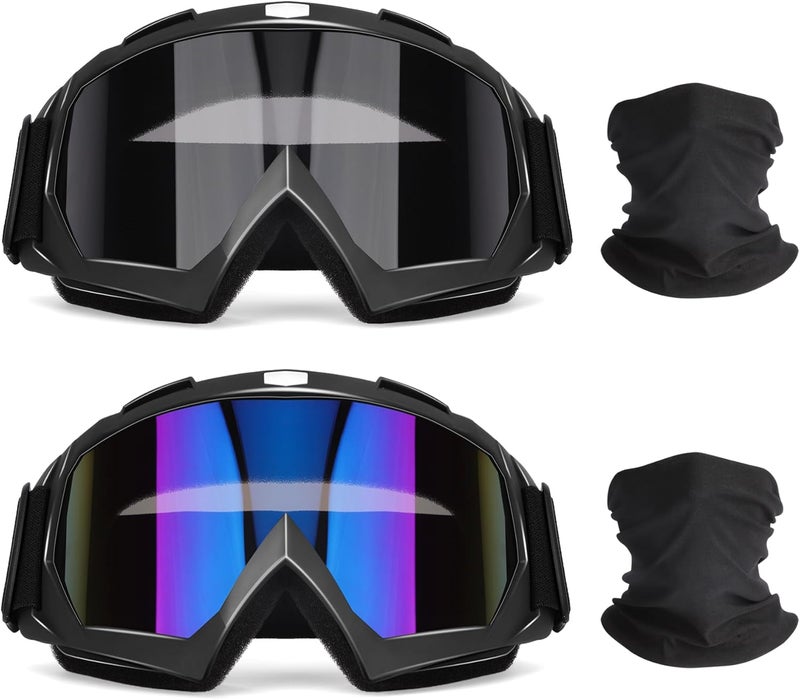 OXG Store نظارات دراجة نارية ATV، نظارات دراجة نارية للرجال لركوب موتوكروس، نظارات واقية، نظارات تزلج - Image 1